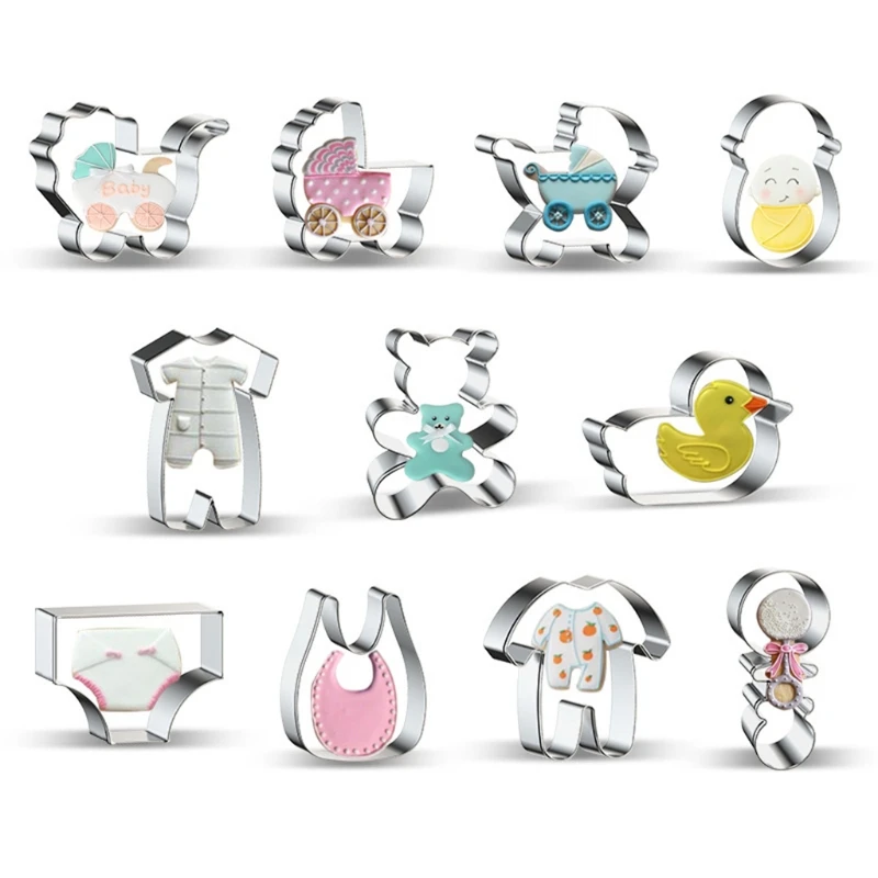 Формочка для печенья Baby Shower из нержавеющей стали 11 шт. |