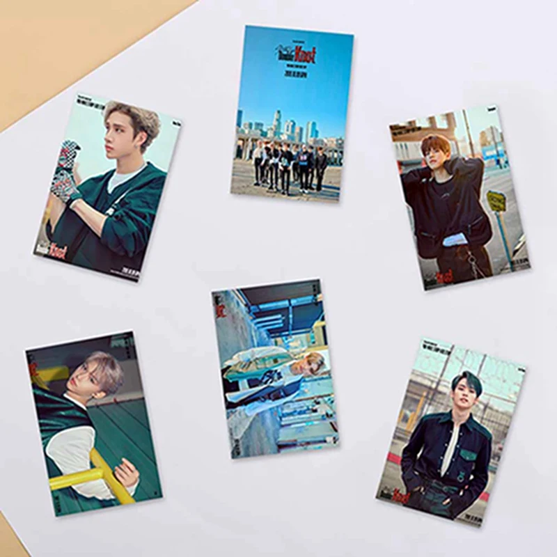10 шт./компл. Kpop бродячая для всех членов личные индивидуальные карты команды с