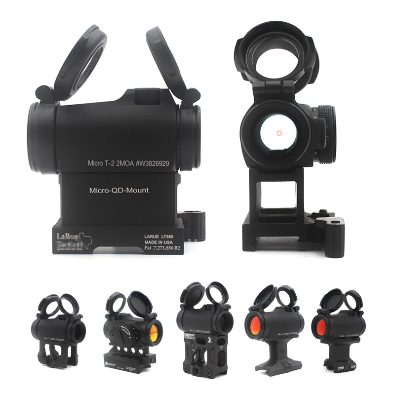 Aimpoint T2 микро красная точка идеальная копия прицела w Larue крепление Охота 20 мм