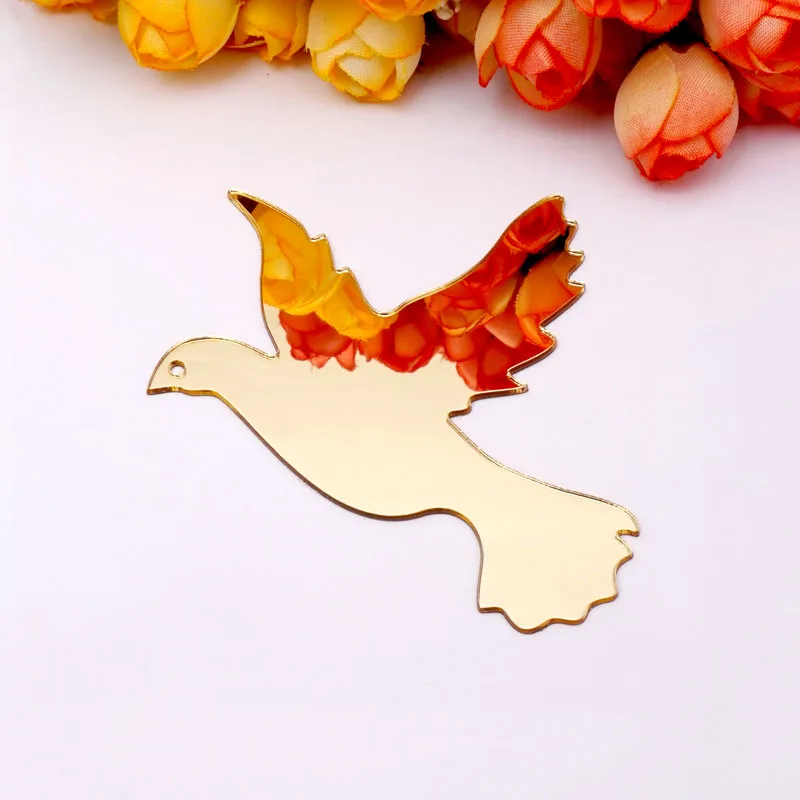 50 шт. 5 см зеркальные наклейки на стену для украшения детской комнаты свадебной