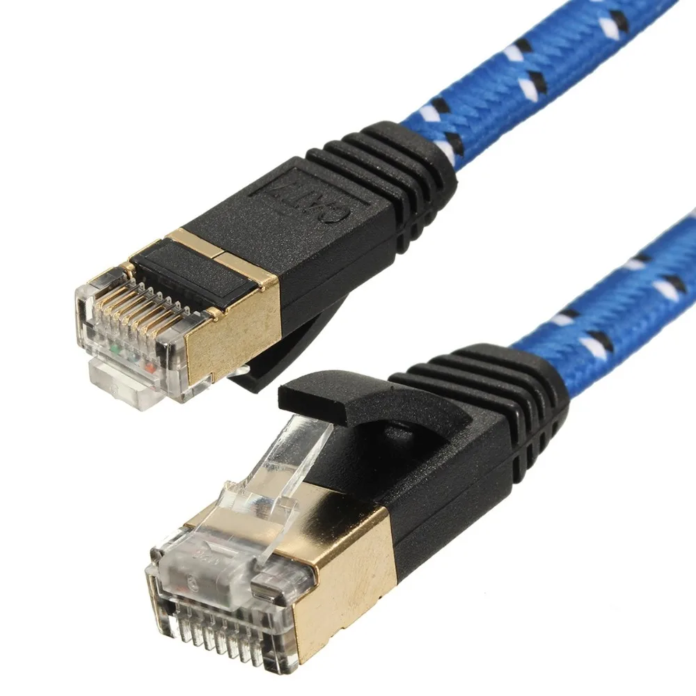 MZL633 шт./партия Новый Cat7 0 5 м-10 м 10 Gigabit Ethernet Интернет сетевой патч-корд LAN модем
