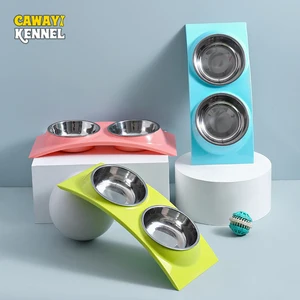 CAWAYI питомник кормушка для собак миски для собак кошек миска для еды для домашних животных comedero perro miska dla psa gamelle chien chat voerbak hond