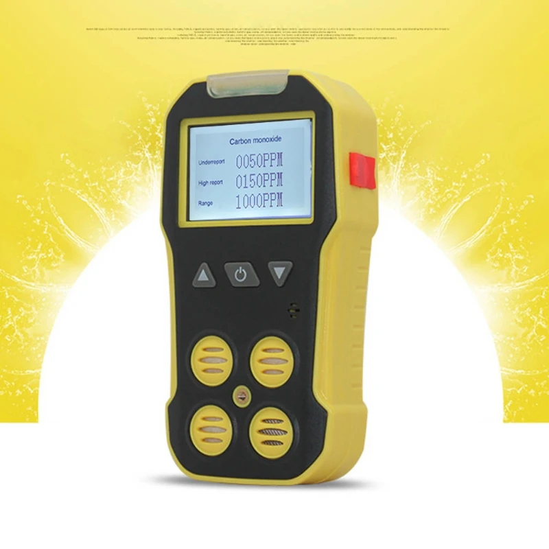 

4-in-1 Handheld Harmful Gas Detector Oxygen Carbon Monoxide Detection Meter 27RF