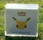 Чехол для карточной игры с покемоном, толщиной 6 мм, с магнитной крышкой, акриловый Элитный защитный футляр, скрытые судьбы поколения, шоу, чехол