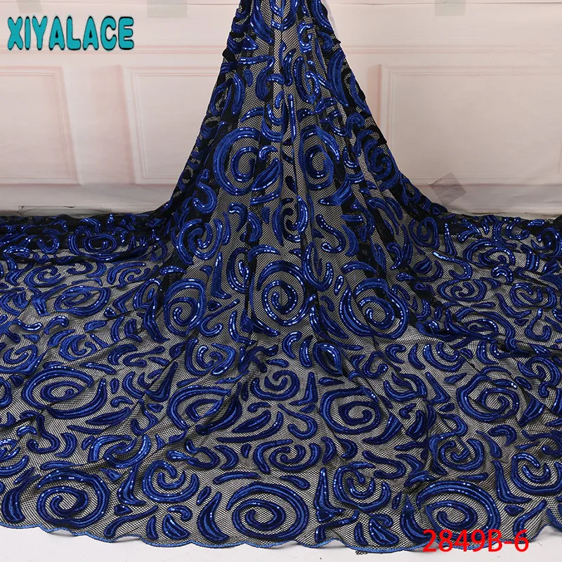 Новое поступление кружевная ткань с блестками последние африканские кружевные