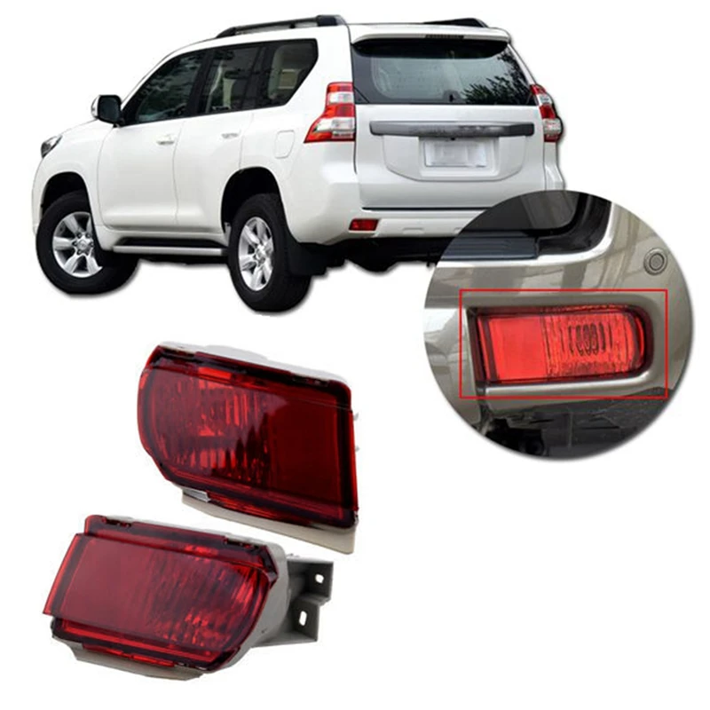 

Car Rear Bumper Lamp Tail Fog Light Lamp 81591-60270 81581-60240 for Toyota Land Cruiser Prado FJ150 2010-2015