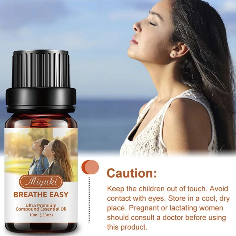 

10ml Cool And Refreshing Body Care Essential Oil Relieve The Mood Relax The Free Breath Essence Oil Skin Care