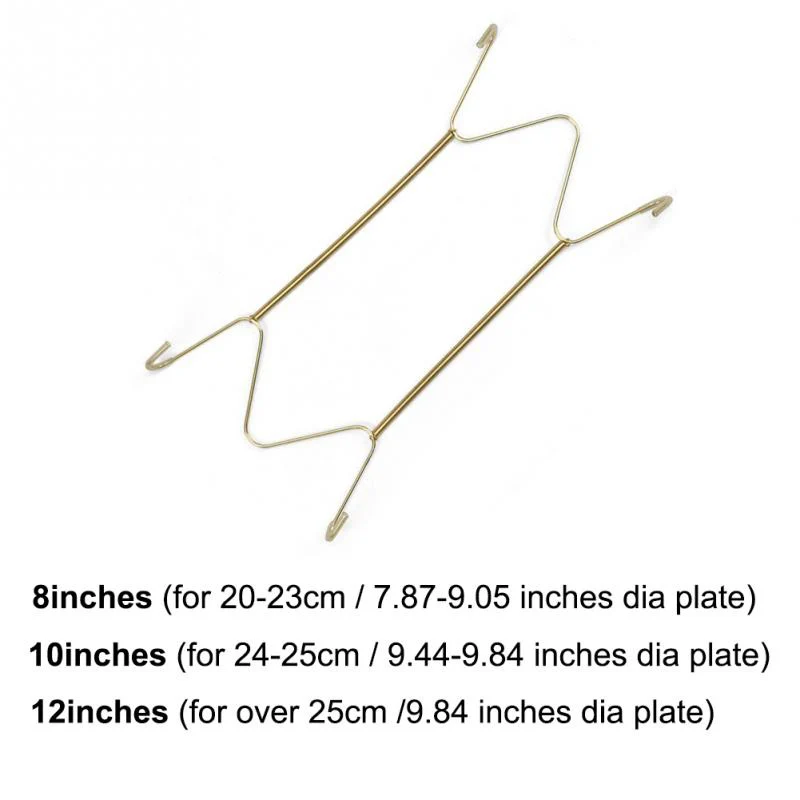 Настенные вешалки для тарелок держатель из нержавеющей стали пружинных пластин