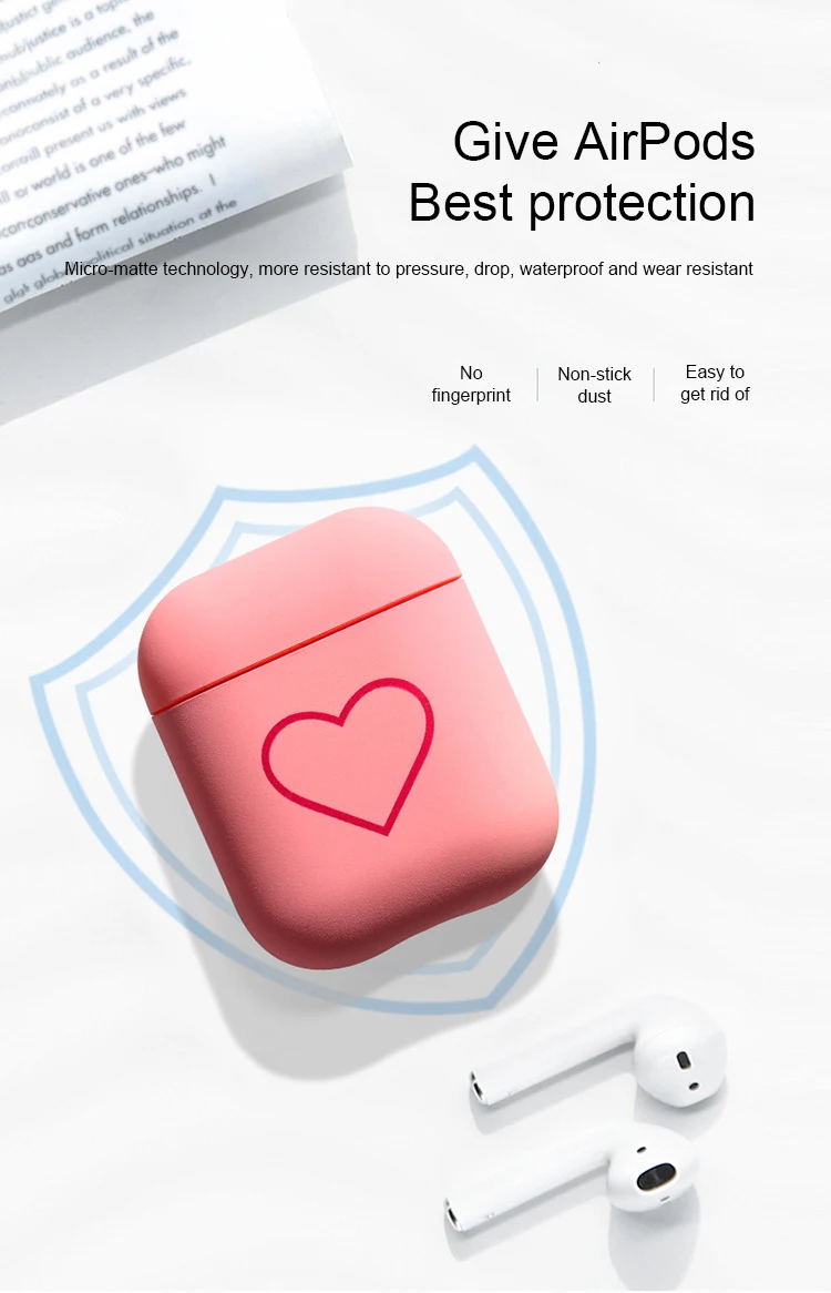 Чехол для наушников Bluetooth беспроводной чехол для наушников AirPods защитный чехол Аксессуары для кожи для Apple Airpods зарядная коробка