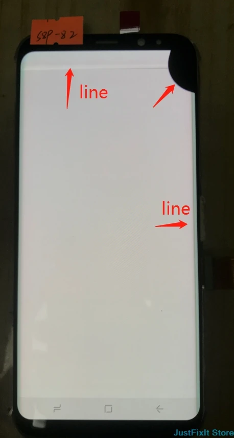 Для Samsung Galaxy S8 plus G955fd G955F ЖК дисплей с сенсорным экраном дигитайзер дефектный