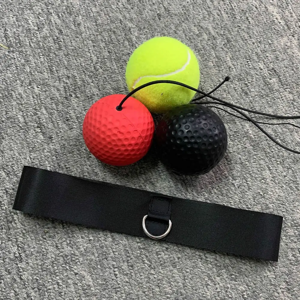 

Upgraded Boxing Reflex Speed Punch Training Ball Raising Reaction Force Hand Eye Training Set Stress Boxing Muay Thai Exercise