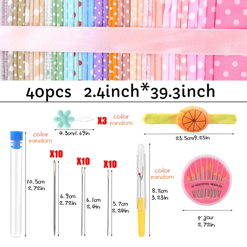 Dailylike ткань лоскутное шитье Желейный валик набор хлопковых тканевых лент иглы с