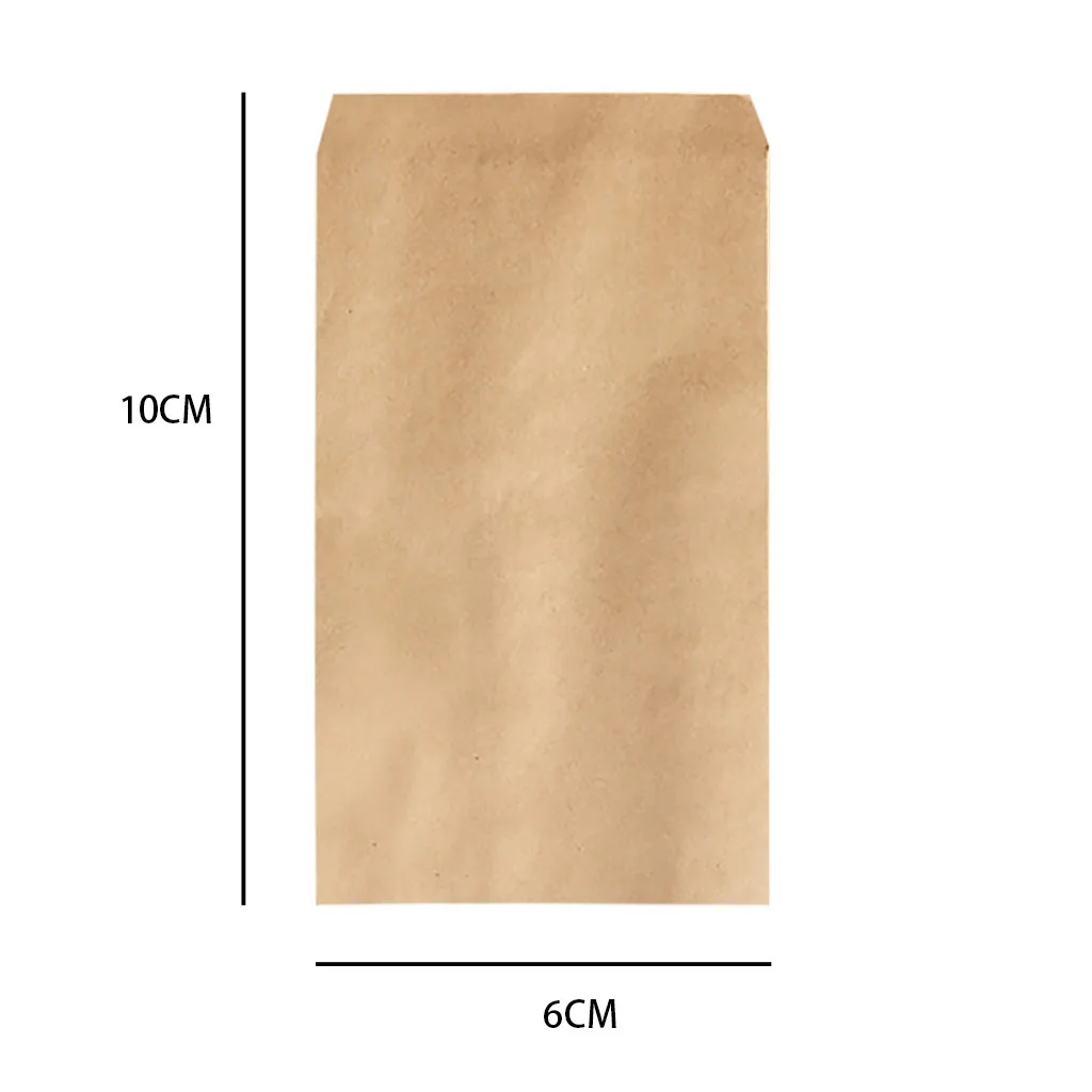 100 шт. винтажные конверты из крафт-бумаги с семенами мини-пакеты сумка для