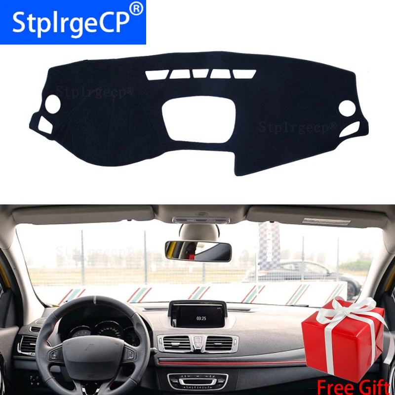 Коврик защитный для приборной панели Renault Megane 3 III MK3 2008 2015 Coupe CC GT|Наклейки на