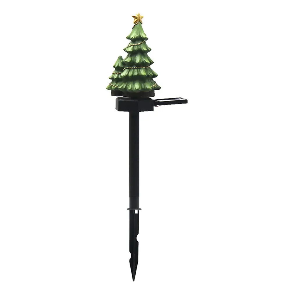

Светодиодная лампа на рождественскую елку, водонепроницаемый садовый светильник на солнечной батарее с датчиком освещения для газона, дво...