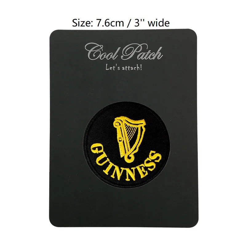 3 &quotGUINESS Crest эмблема м/ф серии костюмы для костюмированной вечеринки Вышитые