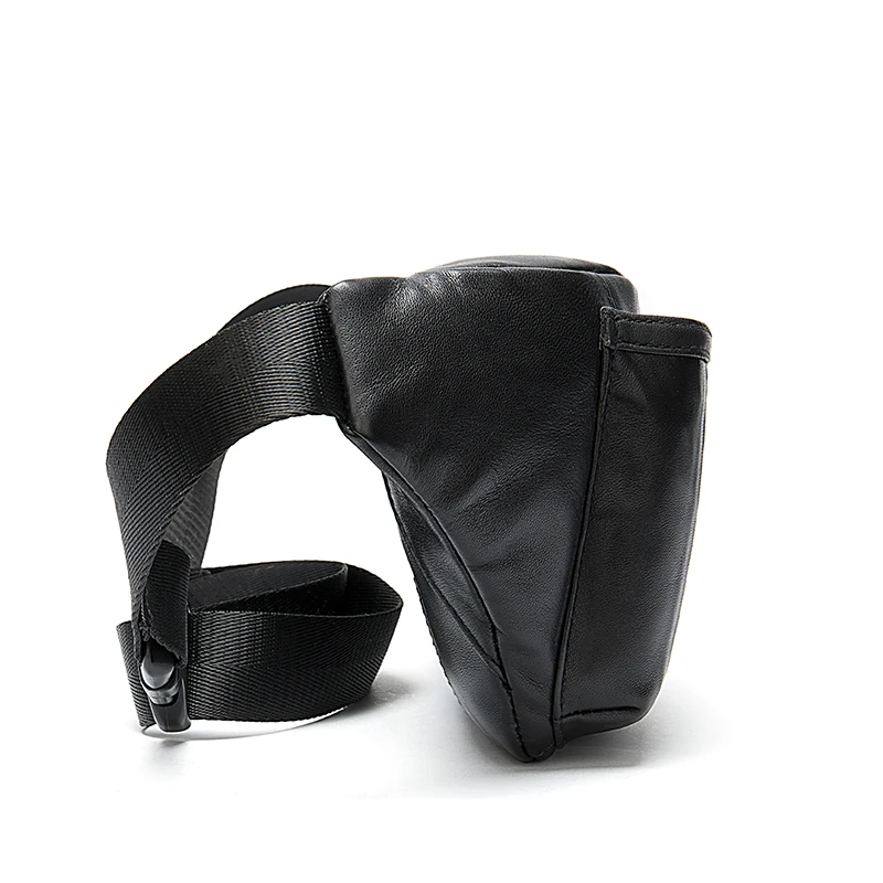 WESTAL Мужская поясная сумка ремень для мужчин кожаный из овечьей кожи телефона на