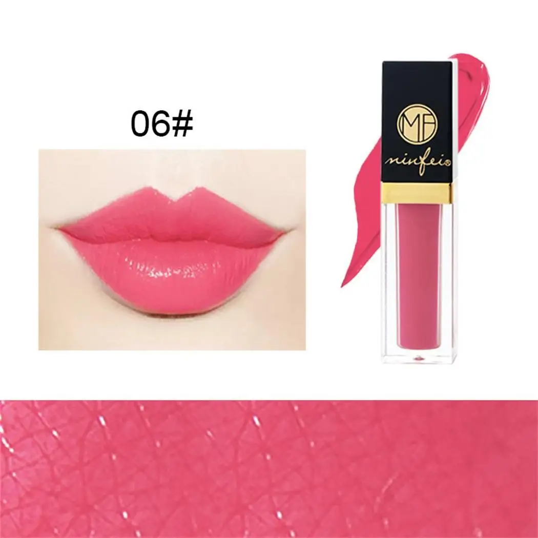 Модная водостойкая Матовая Мягкая увлажняющая длинная смазка Китай стойкая