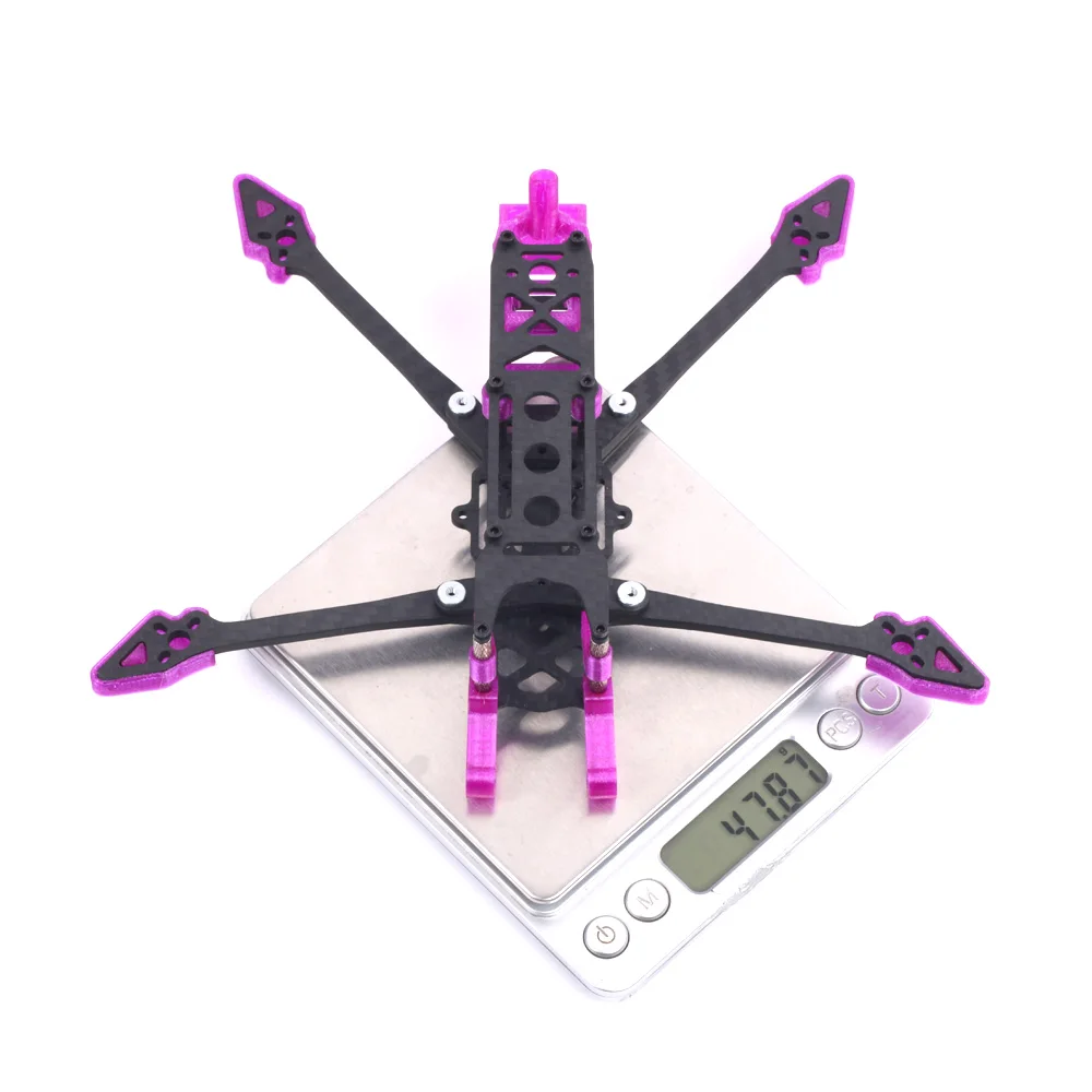 G-FORCE LR4 182mm 4inch Carbon Fiber Long Range Frame Kits Up To 30mins 4S Flight Time Fits 16mm 20mm 25.5mm FLY Stacks images - 6