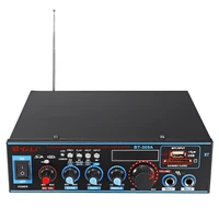 12v220v hifi audio stereo power amplifier bluetooth fm radio car home karaoke