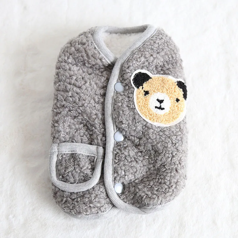 Зимняя Теплая Одежда для собак куртка щенков пальто Мягкие Рубашки свитер