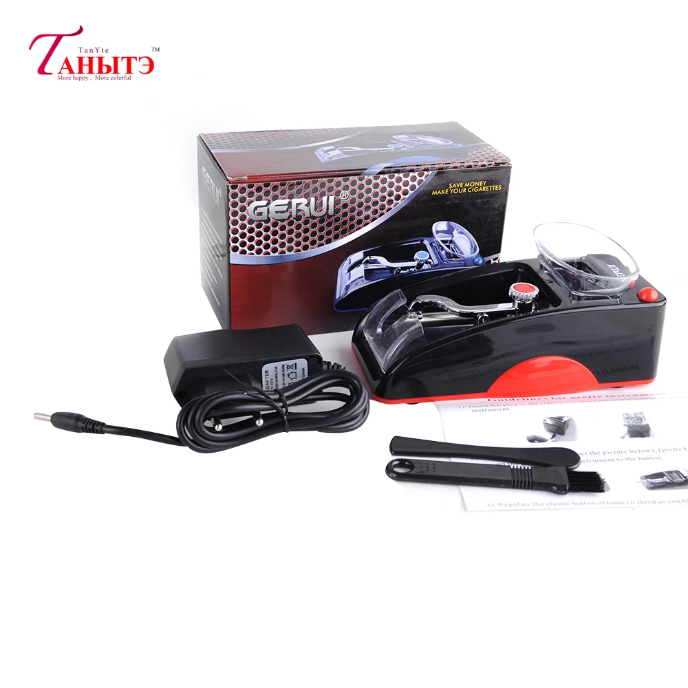 

Family Electric Automatic Cigarette Wrapping Machine for 8mm Tube Tobacco Rolling Machine EU Plug Gadgets For Men