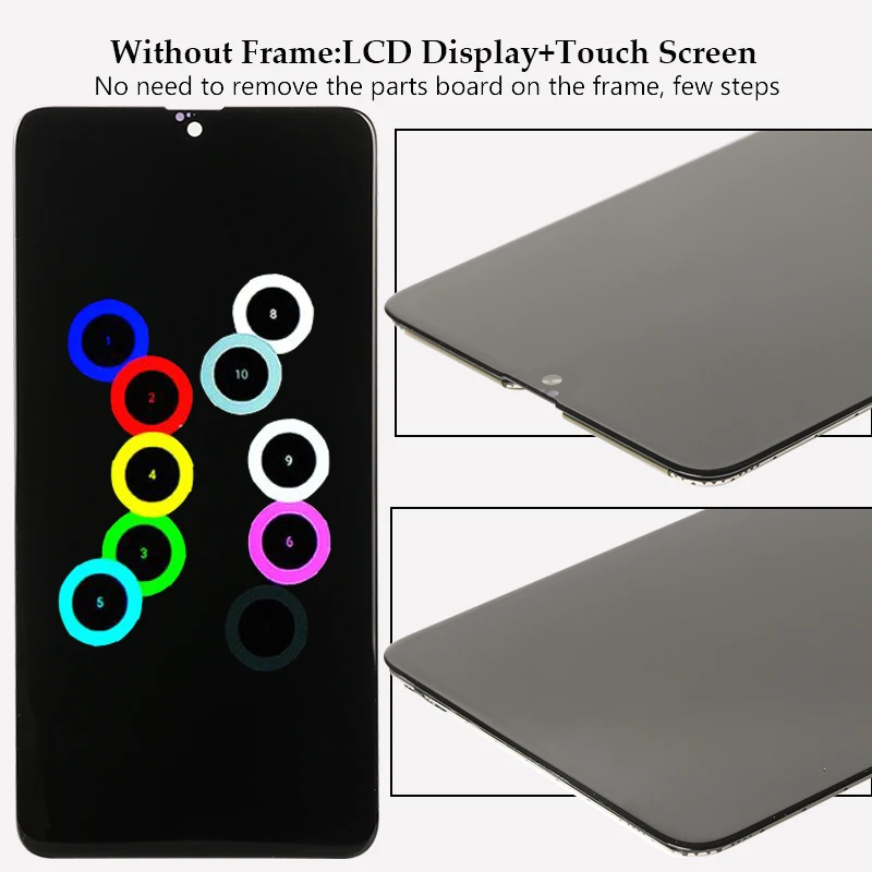 

Display For Huawei Mate 20 HMA-L29 HMA-L09 LCD Display Touch Screen Digitizer Assembly Replacement For Huawei Mate 20 LCD Screen