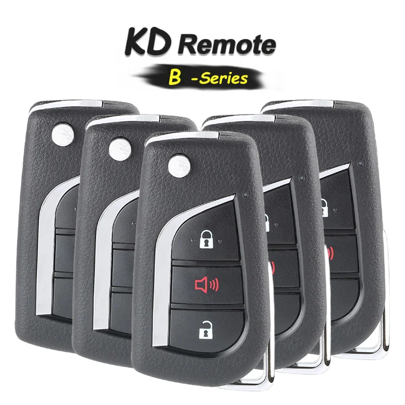 

KEYECU 5x B-Series 3 Button B13 Remote Control, Universal Remote Control Key for KD900 KD900+, KEYDIY Remote for B13-2+1