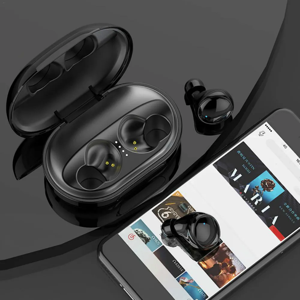 TWS беспроводные Bluetooth наушники IPX8 водонепроницаемая Спортивная гарнитура