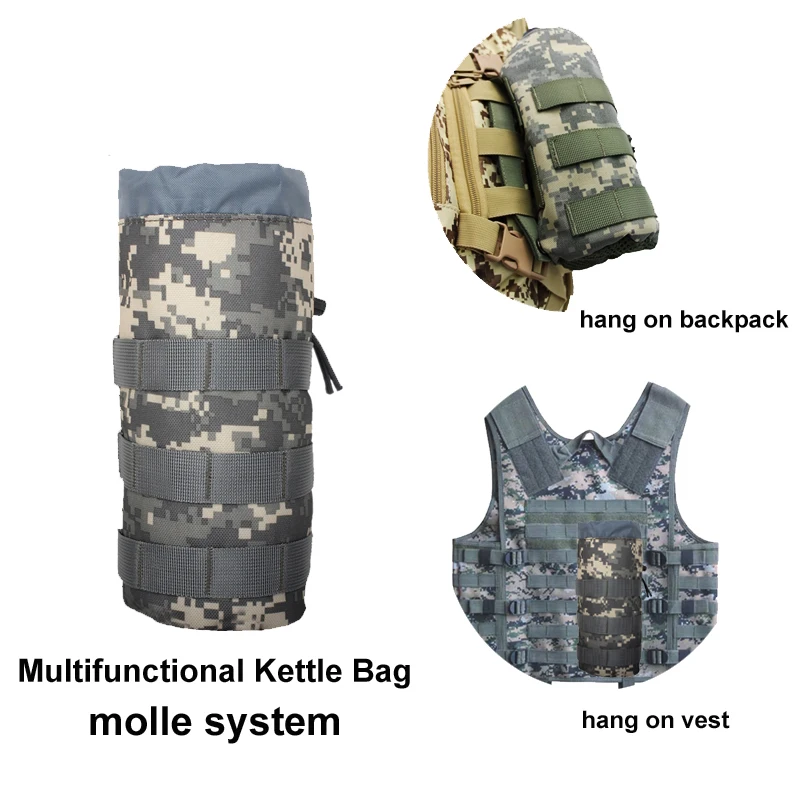 Новая тактическая сумка для воды Molle, военная сумка для бутылки воды, портативный велосипедный карман для путешествий, альпинизма, пешего туризма