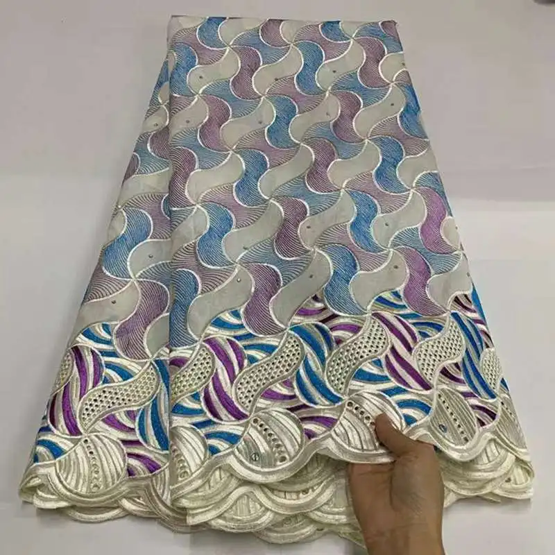 

100% Cotton Lace Fabric For African Women Designs Of Winter 2020 GS1077