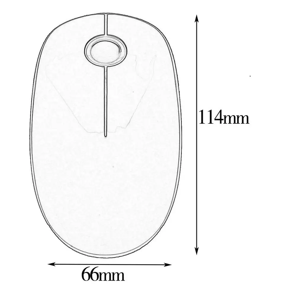 Ультра тонкая Бесшумная беспроводная мышь 2 4G 1600 точек/дюйм USB 0 приемник для ПК