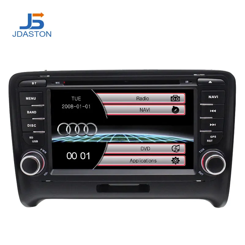 ЕС JDASTON 7 дюймов Автомобильный dvd плеер для Audi TT MK2 8J 2006 2007 2008 2009 2010 2011 2012 2 Din Радио gps