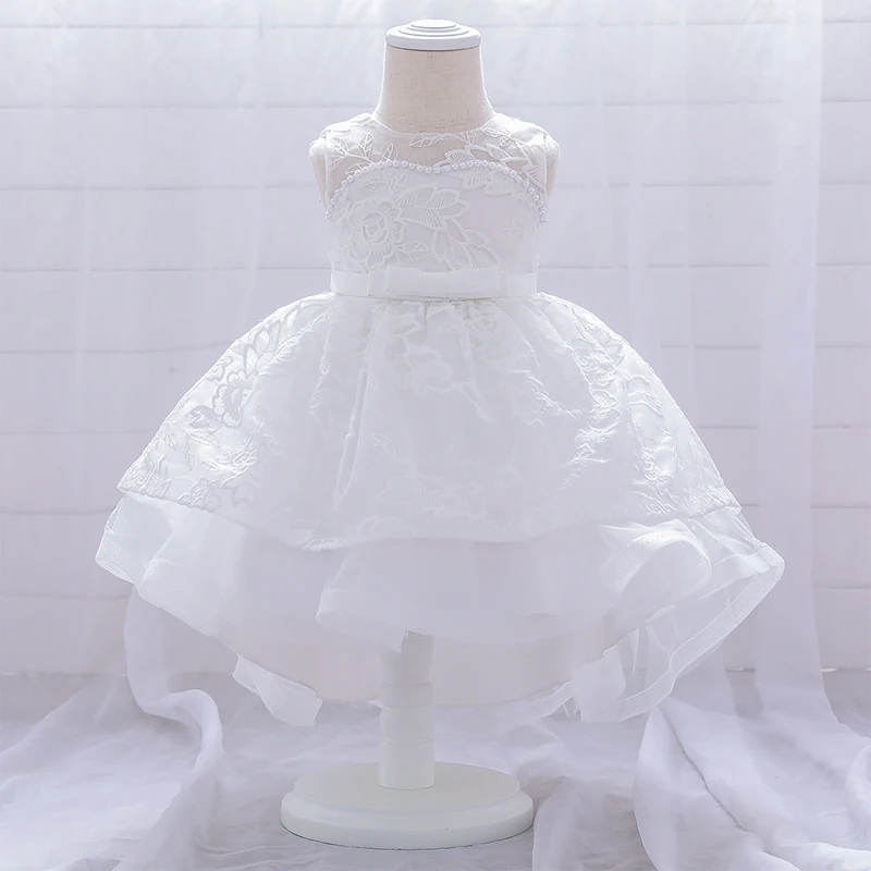 

Baby Girls Christmas Princess Dress 1 Year Old Birthday Party Lace Baptism White Dress Winter Infant Newborn Christening Gown