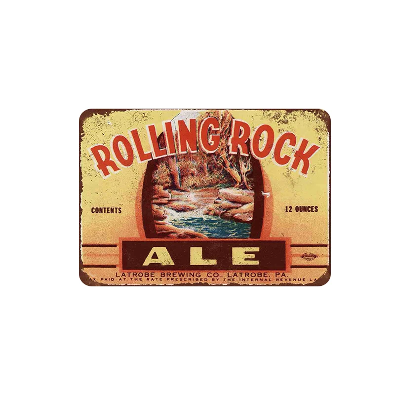 Таблички оптом жестяная вывеска знаменитый бренд значок художественное