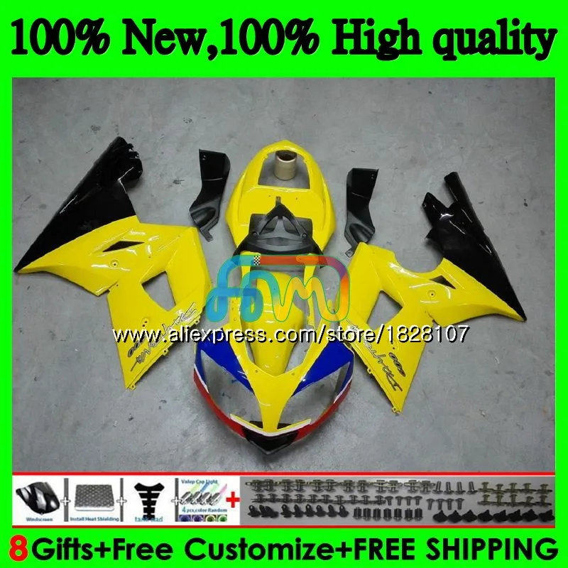 

Корпус для триумфа желтый черный Daytona 600 650 02 03 04 05 Daytona650 74b. 19daytona600 Daytona 650 2002 2003 2004 обтекатели