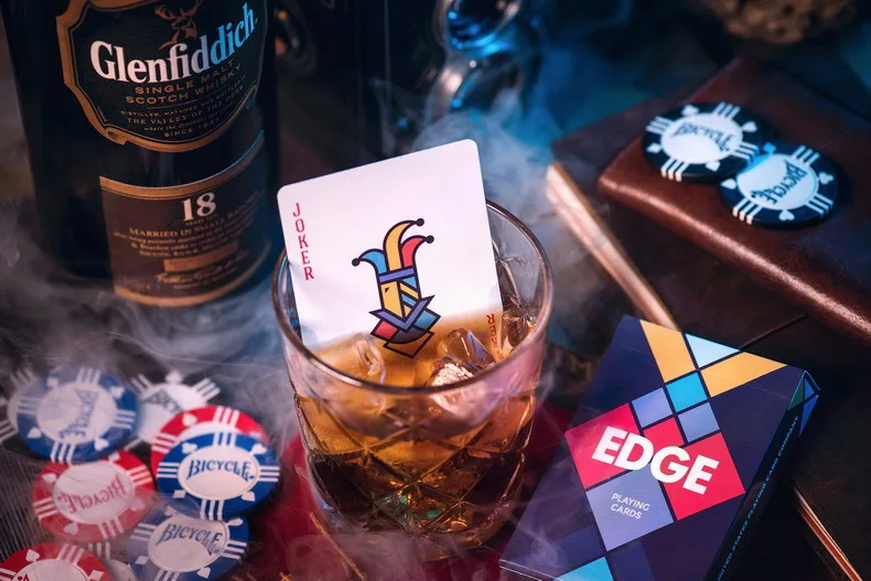 1 колода край USPCC карточная игральные карты Волшебные трюки коллекция издание