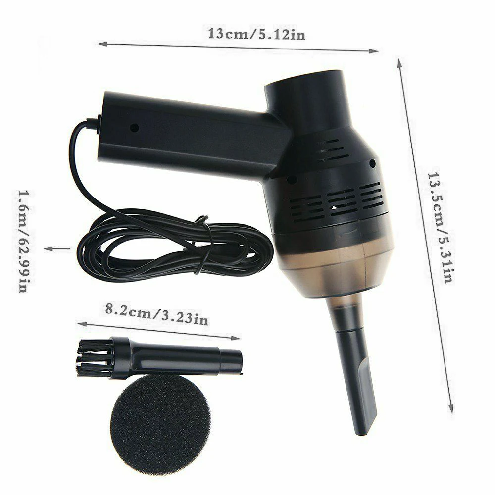 USB Проводная со сжатым воздухом по очистке пыли в щелевая мини Портативный