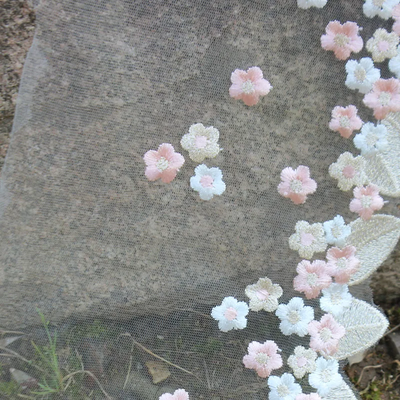DONGCAI Цветочная кружевная отделка лентами шитье вышитая ткань сделай сам шляпа