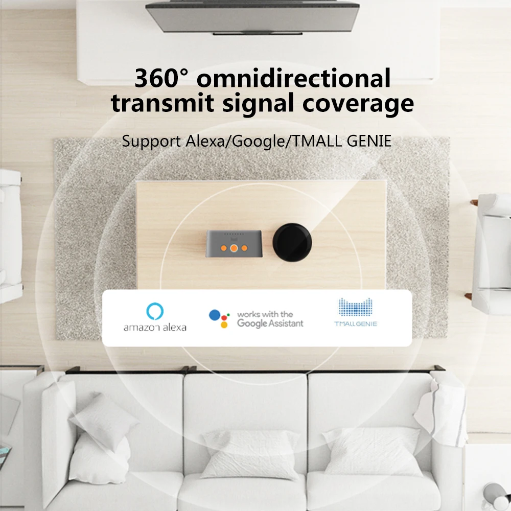 Wifi Tuya пульт дистанционного управления Alexa Wifi-IR Smart Life IR беспроводной ТВ Универсальный пульт дистанционного управления голосовое обучение пульт дистанционного управления tv IP tv