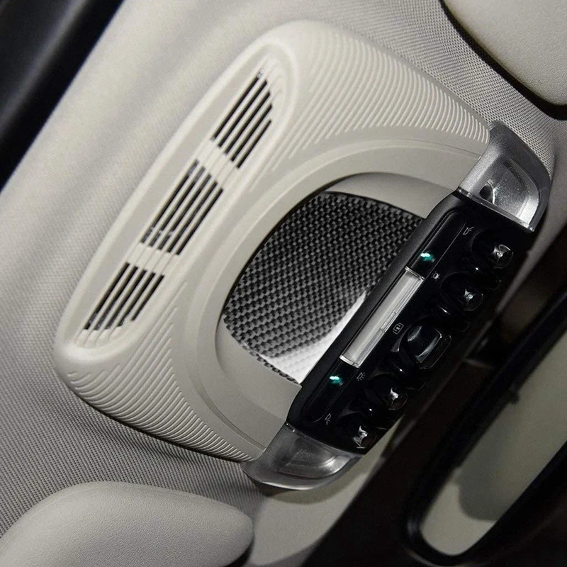 Для Mini Cooper F55 F56 F60 углеродное волокно автомобильная лампа для чтения светильник
