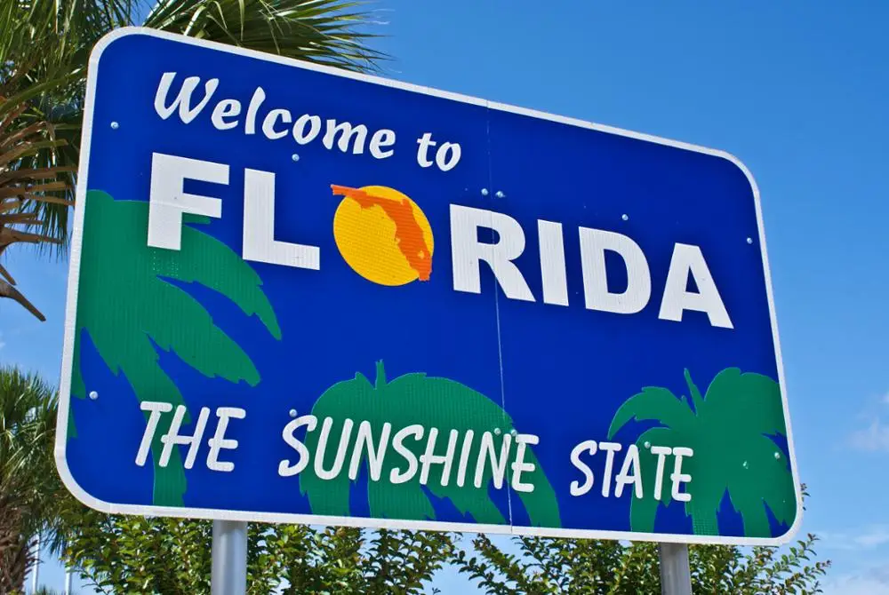 

400X300MM florida-sign jumbo fridge magnet SFM-0330