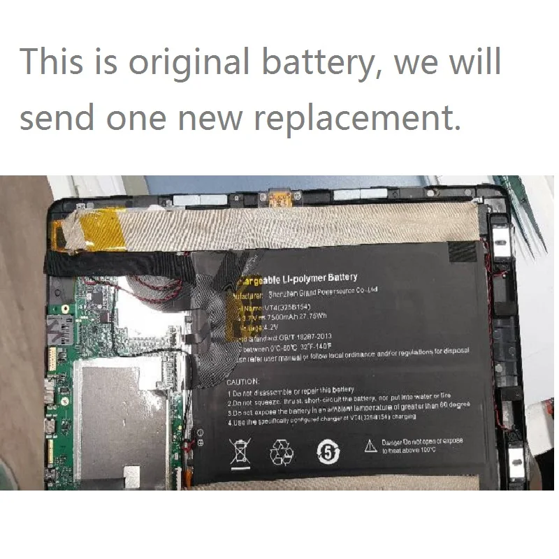 Новый аккумулятор для ALLDO CUBE Cube i15T iWork10 Tablet PC Li-Po перезаряжаемый аккумулятор, замена VT4(3258154), 2 линии Новый аккумулятор для ALLDO CUBE Cube i15T iWork10 Tablet PC Li-Po перезаряжаемый аккумулятор, замена VT4(3258154), 2 линии