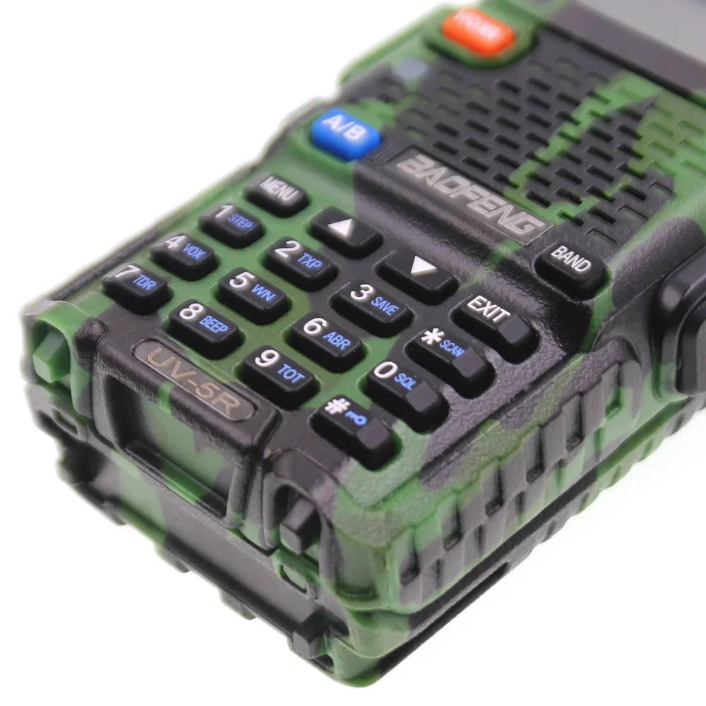 2 шт BaoFeng UV-5R рация 5 Вт двухдиапазонный 136-174 МГц/400-520 МГц UV5R 128CH VOX фонарик fm-приемопередатчик для радиолюбителей