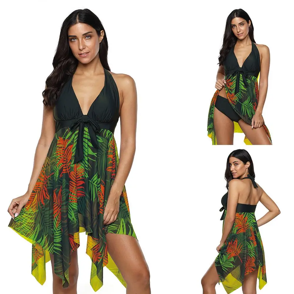 Женский купальник с пуш-апом сексуальный купальник-бикини размера плюс вечерние