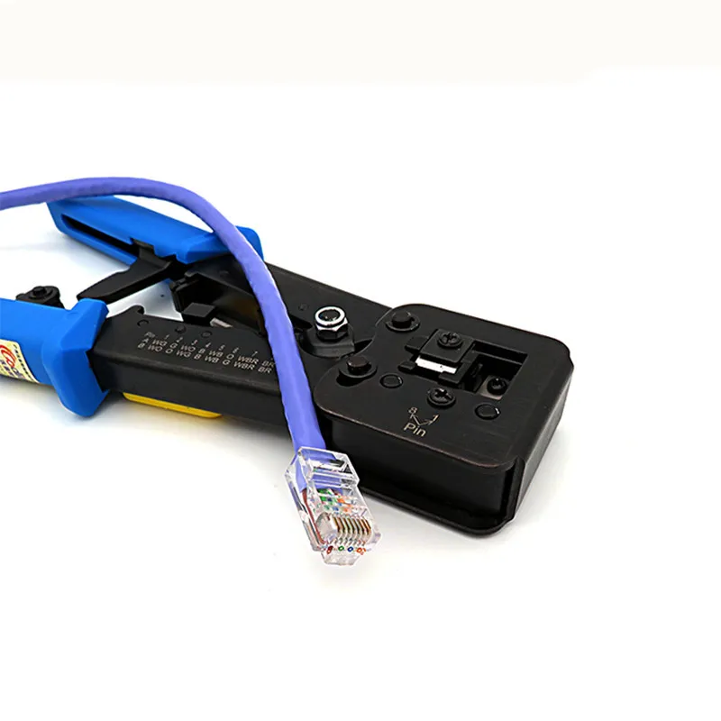 ez rj45 crimper RJ45 crimping tool hand network kit for cat6 cat5 cat5e rj11 connector 8P 6P lan Cable Wires pliers | Компьютеры и