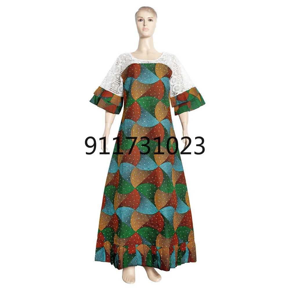 Африканские платья из полиэстера для женщин летнее сексуальное Африканское