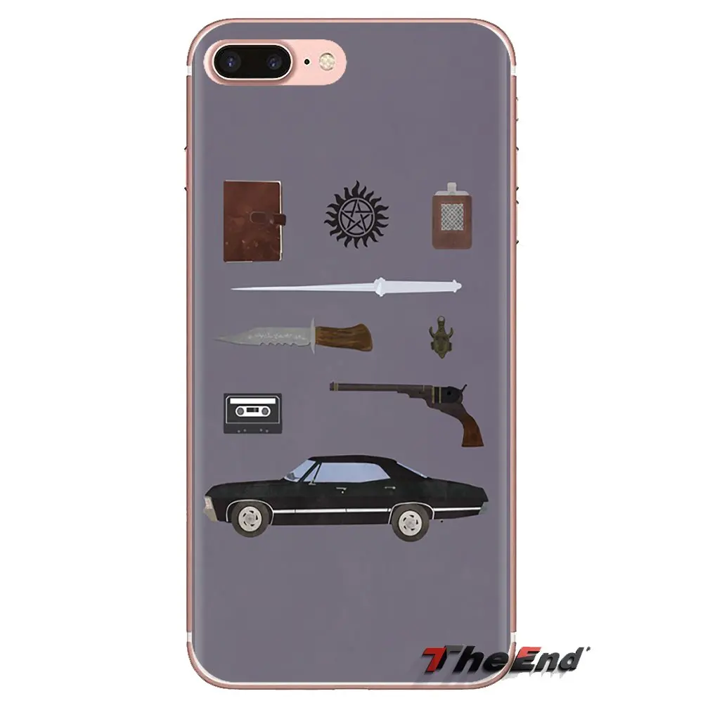 ТВ супернатуральный автомобильный прозрачный мягкий чехол для iPod Touch Apple iPhone 4 4s 5