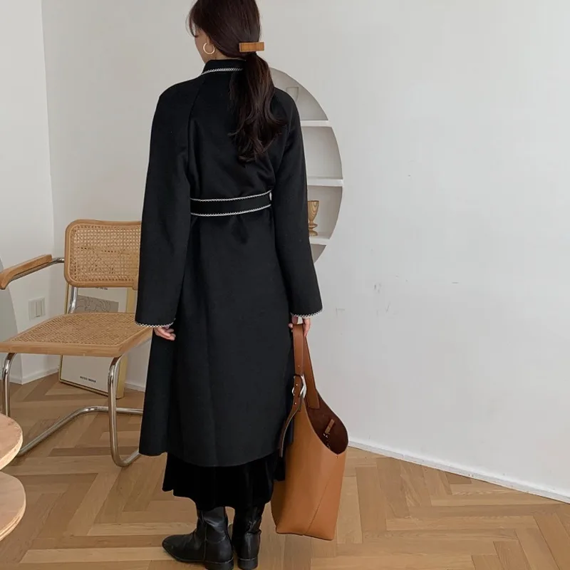 

2020 winter clothes Women Woolen Coat manteau femme hiver Long Wool Coat Women Warm Camel mujer chaqueta Casaco Feminino