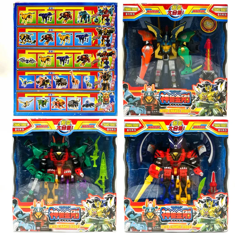Megazords UCHU SENTAI KYURANGER Трансформация Робот динозавр рейнджеры игрушки Фигурки для